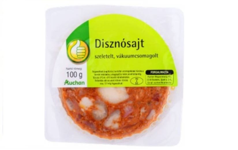 Ha ilyen disznósajtot vett az Auchanban, ne egye meg