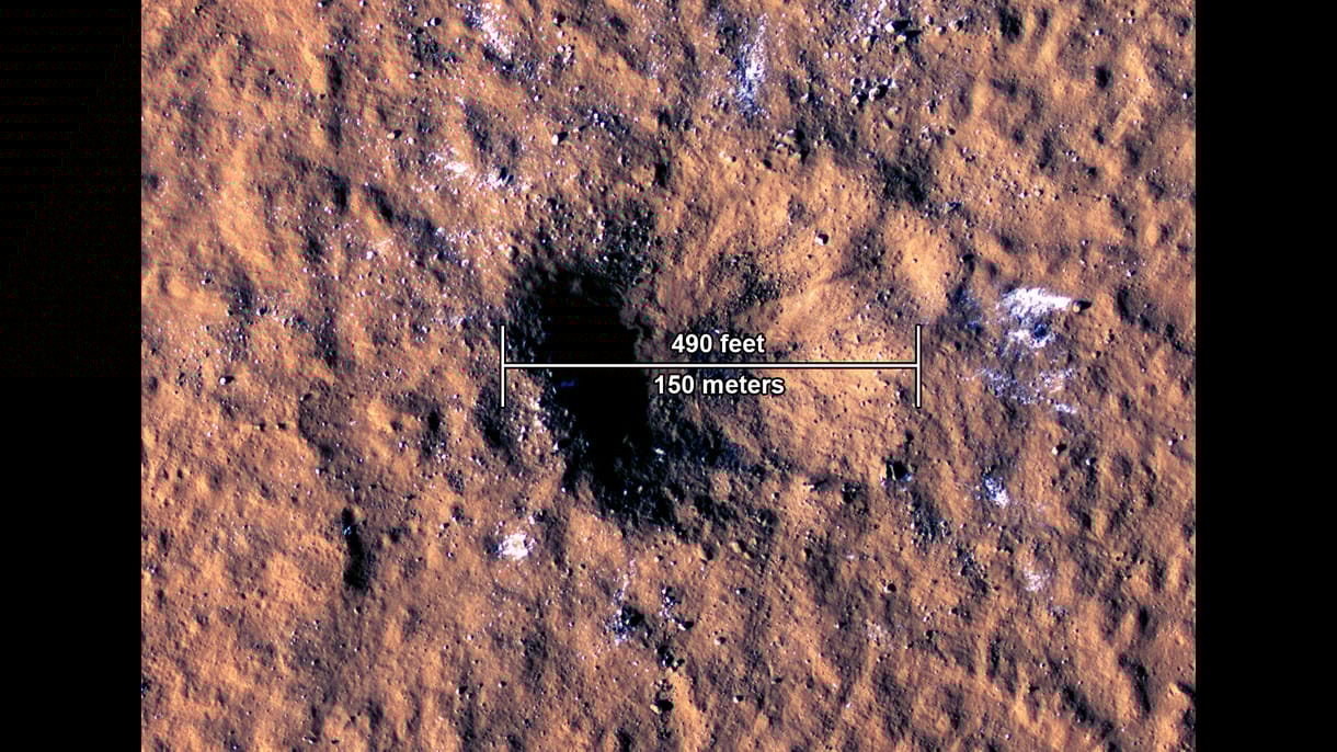 Óriási becsapódást rögzített a NASA műszere a Marson