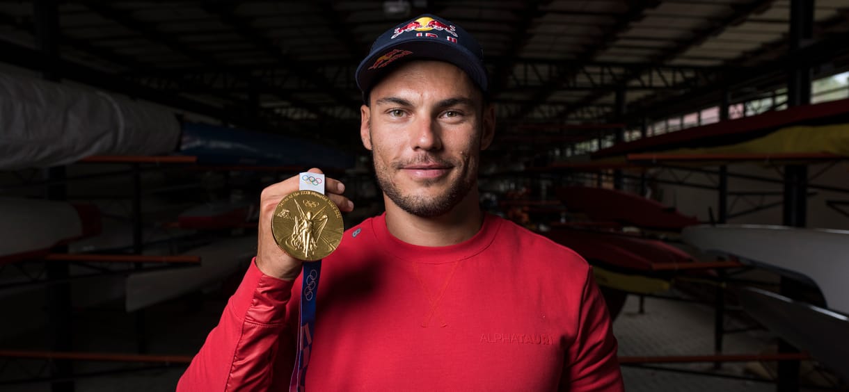 Tótka Sándor olimpiai bajnok kajakozó: 
