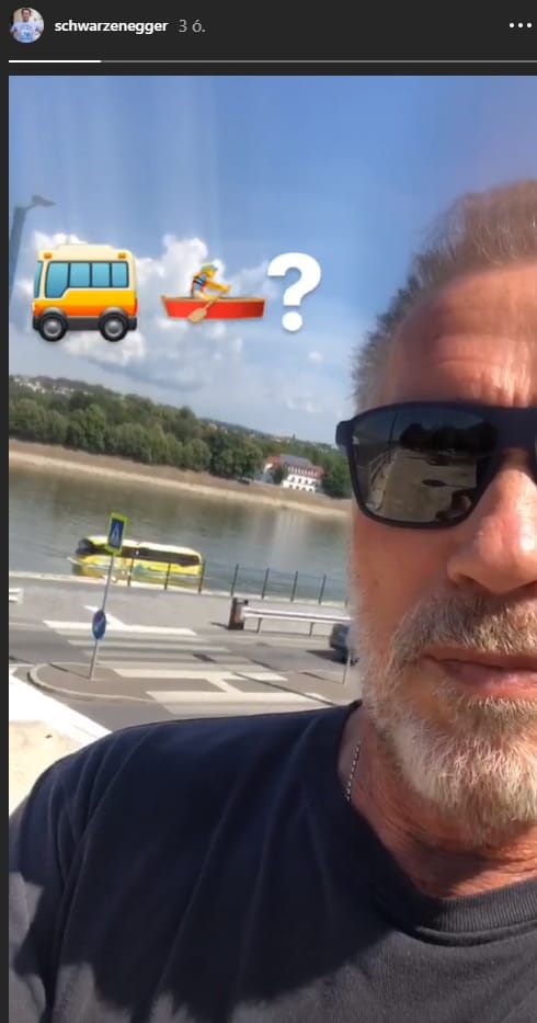 Schwarzenegger nem tudja hova tenni a pesti vízibuszt, rendesen rácsodálkozott – videó