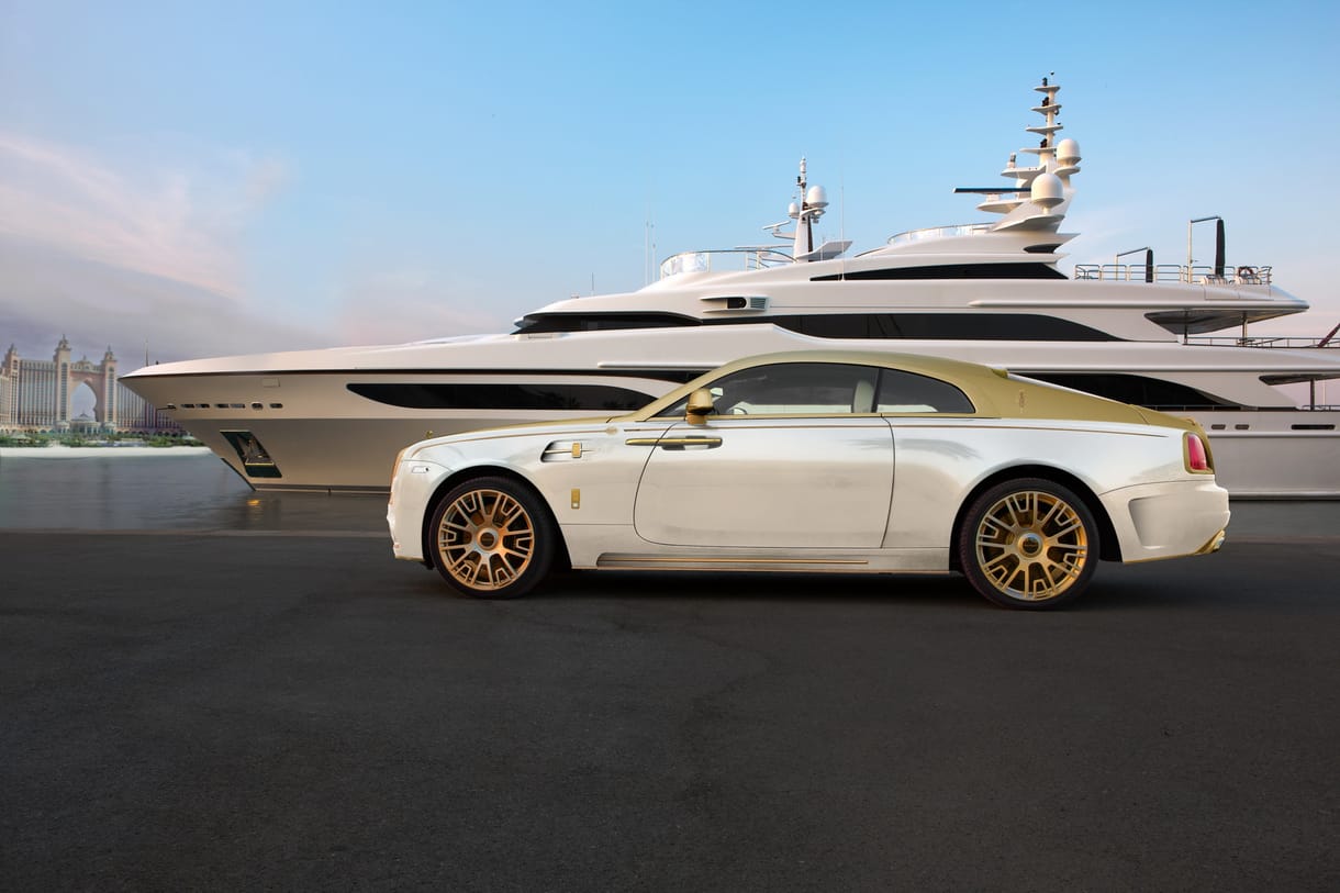 Fényűzésben verhetetlen a Mansory bearanyozott Rolls-Royce-sza