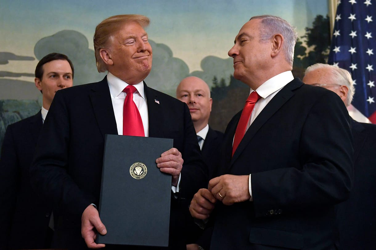 Váratlanul törölték Trump és Netanjahu közös sajtótájékoztatóját