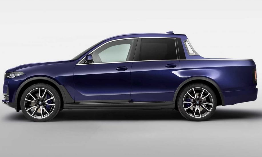 Itt a platós BMW X7, valóság lett a magyar álomból