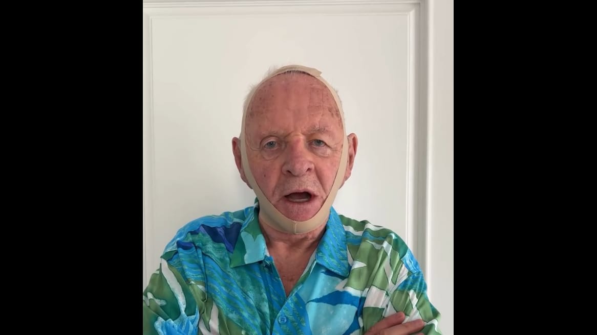 Anthony Hopkins horrorisztikus videóval tréfálta meg Kim Kardashiant