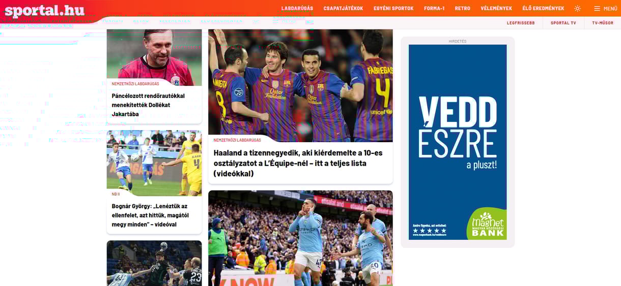 Sporthírportált indított a Ringier, piacvezetői babérokra tör