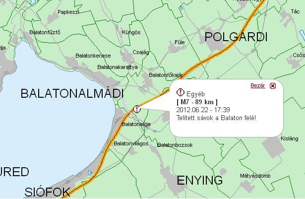 Megtelt az M7-es a Balaton felé