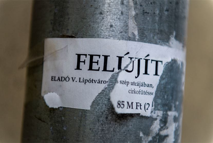 Több mint egymillió forint a fővárosi téglalakások átlagos négyzetméterára, és emelkedik
