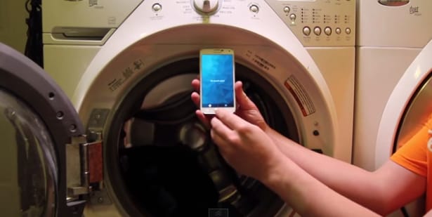 Ez történik, ha egy Galaxy S5 a mosógépbe kerül
