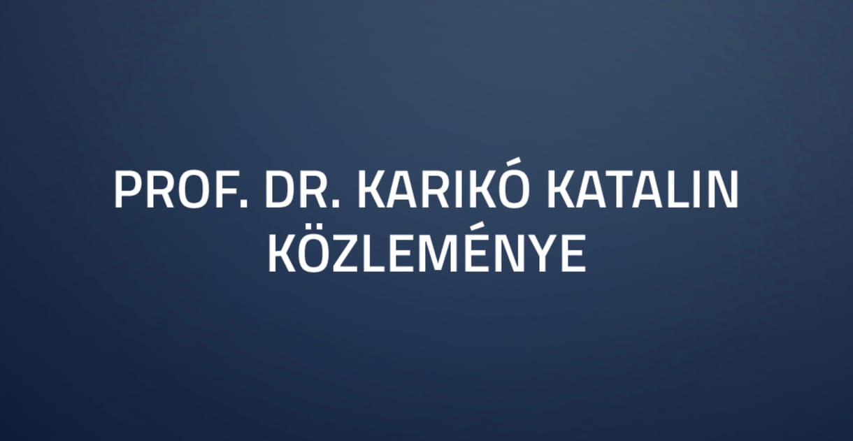 Közleményt adott ki Karikó Katalin – fontos, hogy elolvassa, mielőtt önt is átverik