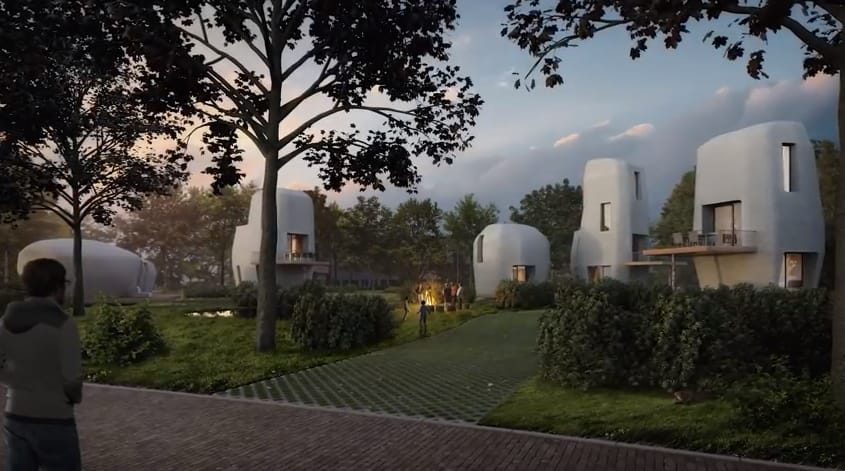 3D-s nyomtatással építenek házakat Hollandiában – videó