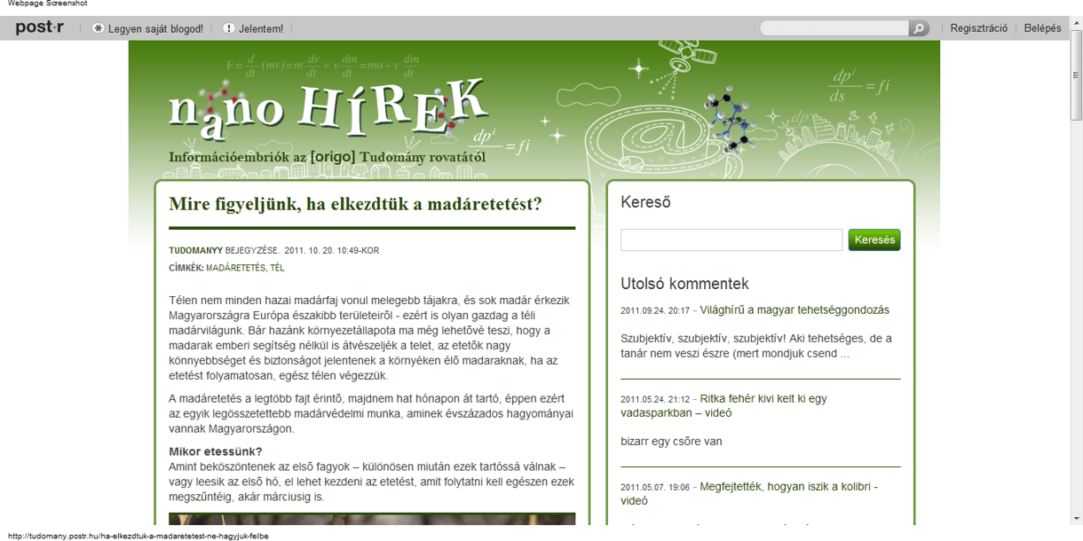 Mire kell figyelni, ha elkezdjük a madáretetést?