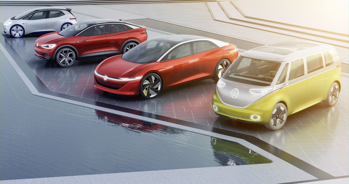Őrült offenzívába kezd a Volkswagen: 70 elektromos modellel jönnek