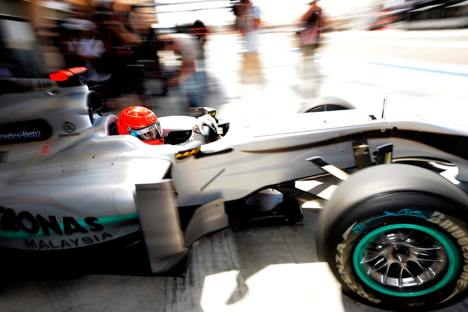 Schumacher titkos tesztje Angliában