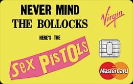 Punk’s not dead – itt a Sex Pistols-bankkártya