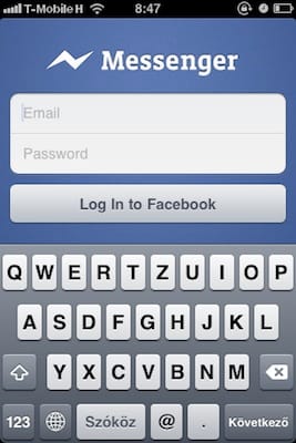 Letöltés: Facebook Messenger iPhone-ra és Androidra