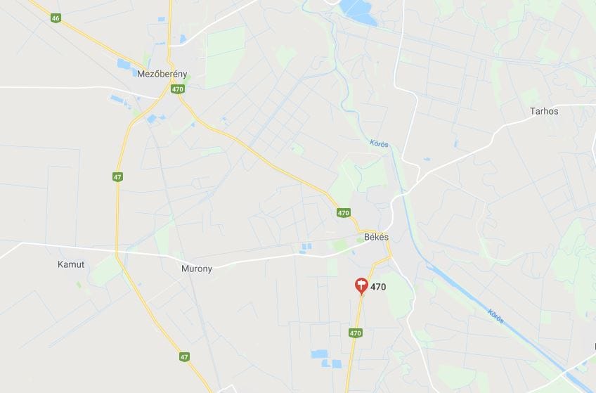 Percek alatt hat autó csúszott árokba ugyanazon a szakaszon Békés megyében
