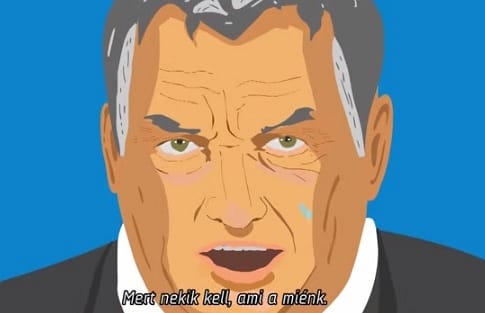 Zseniális: így dalol Orbán Viktor a kerítésépítésről