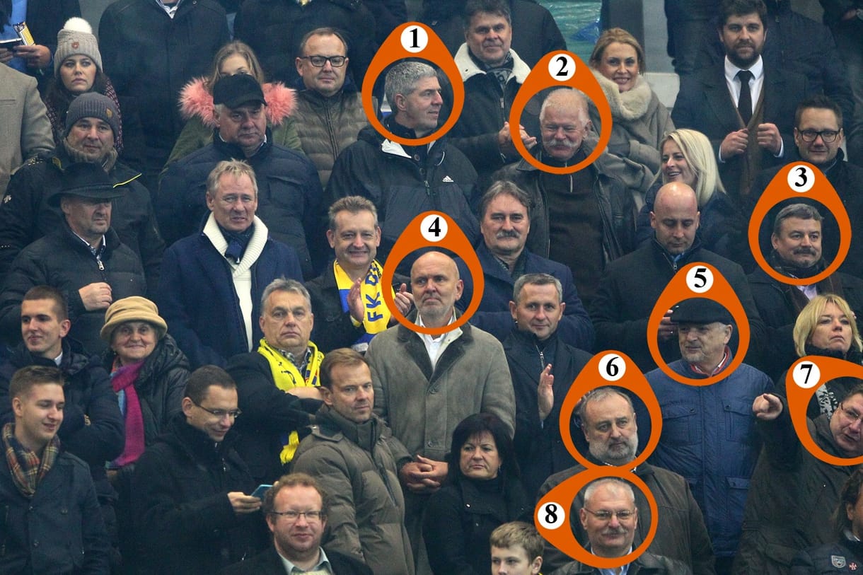 Felismeri Orbán szurkolótársait a focilelátón?