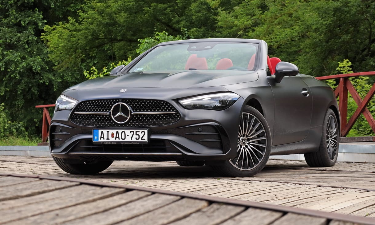 Nyitott tető és 6 henger, mi baj lehet? Vezettük a vadonatúj Mercedes CLE kabriót