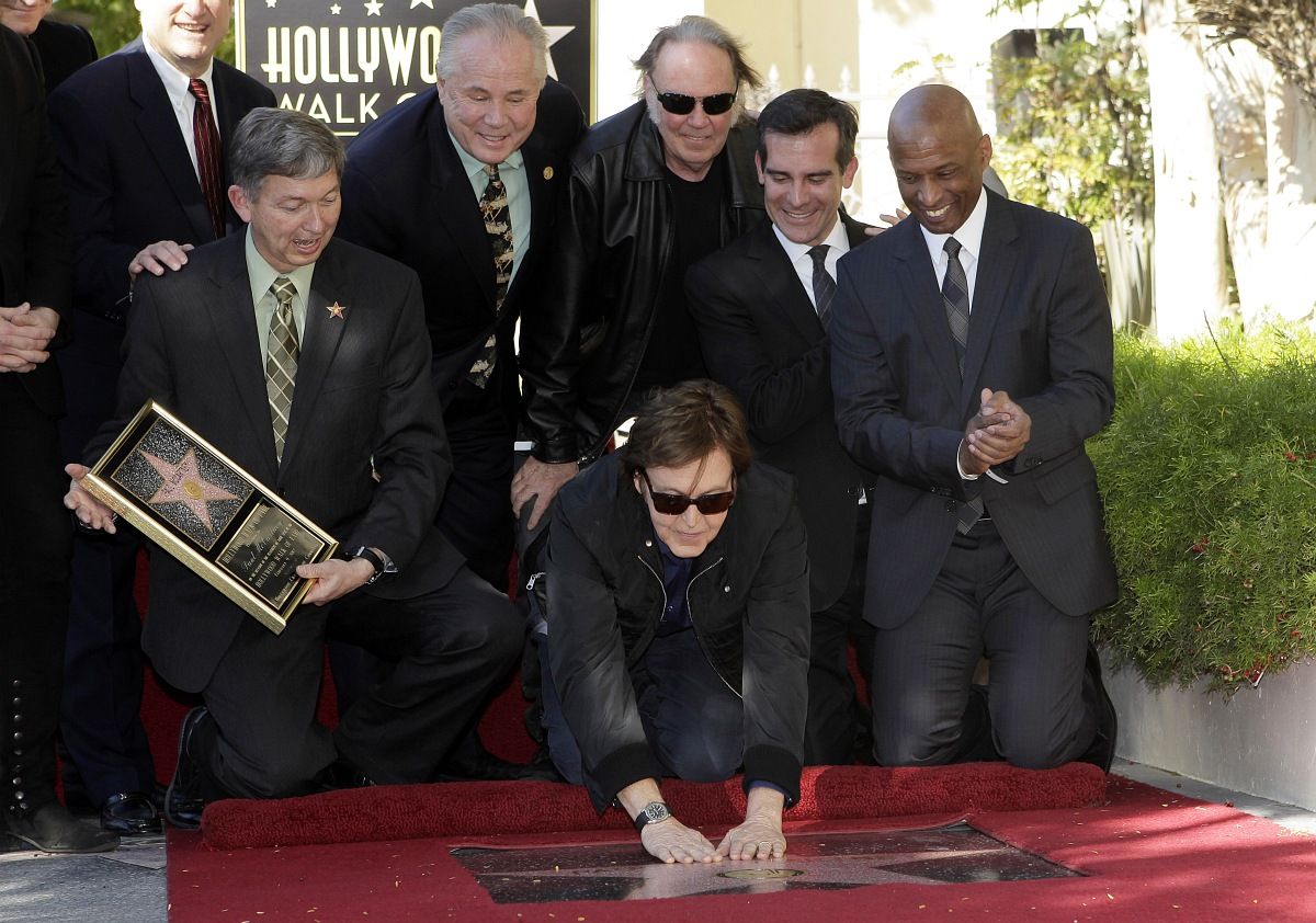 Fotók: Paul McCartney is kapott egy csillagot Hollywoodban