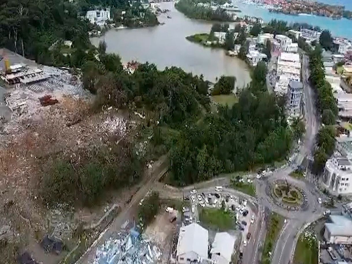 Hatalmas robbanás volt a Seychelle-szigeteken - videó