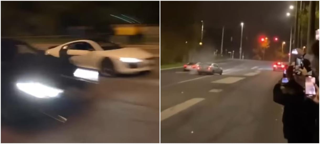 Majdnem baj lett egy budapesti illegális gyorsulási versenyen – videó