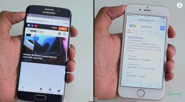 iPhone 6 vs. Galaxy S6 edge: egy igazi sebességteszt