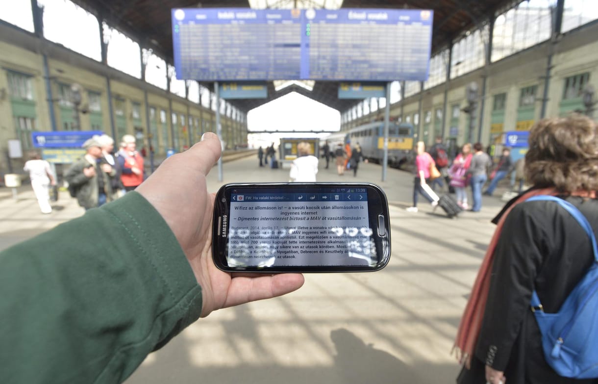 Három újabb vasútállomáson lesz ingyen wifi