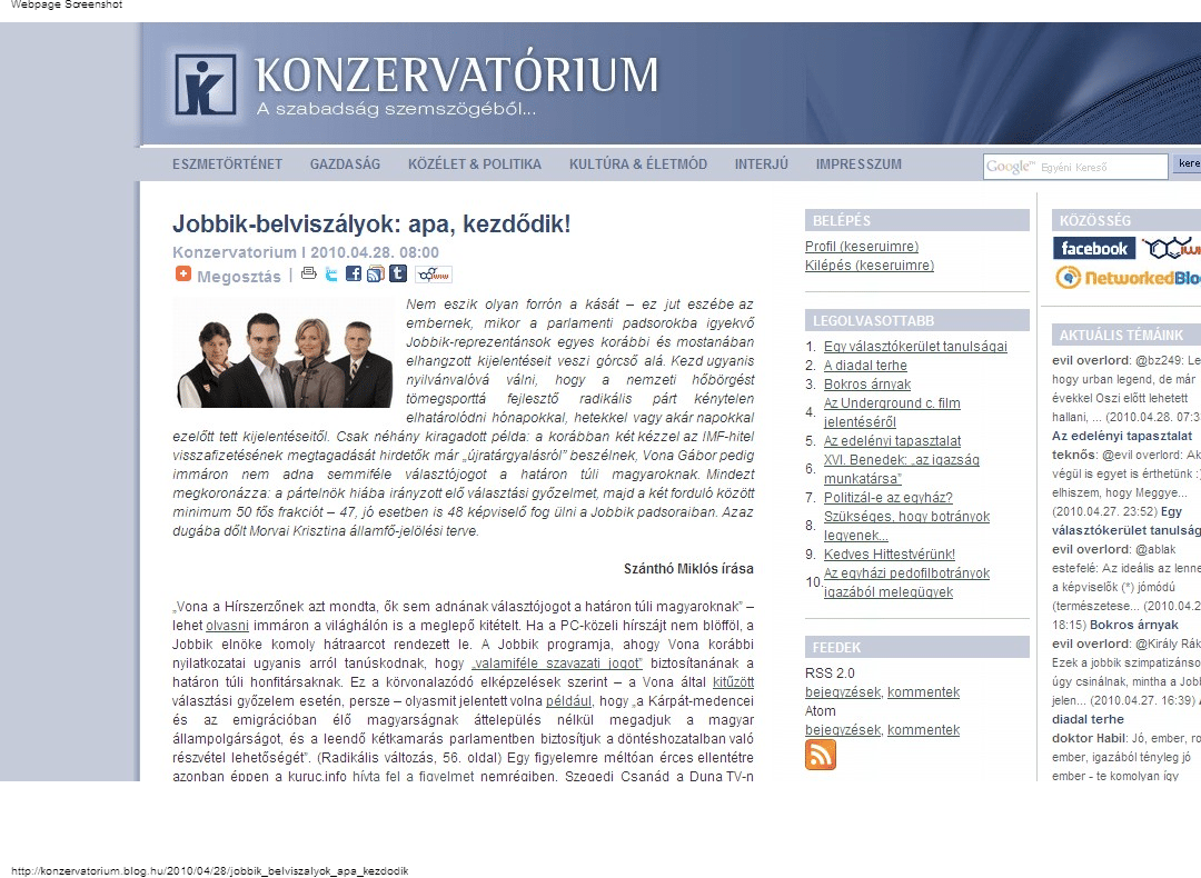 Belviszályok a Jobbikban?