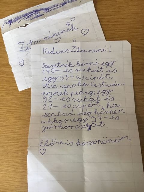 Megindító levélben kért segítséget egy 8 éves kislány