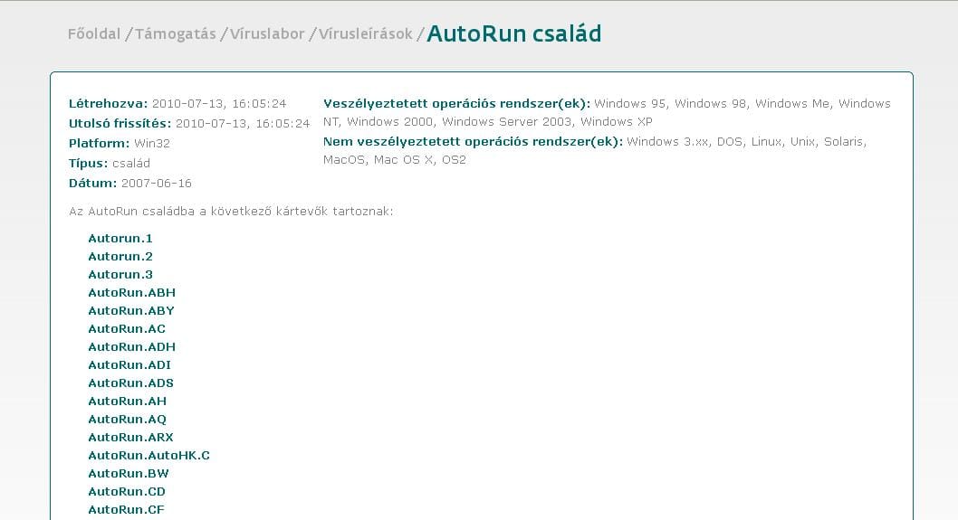 Egyre makacsabb az Autorun vírus