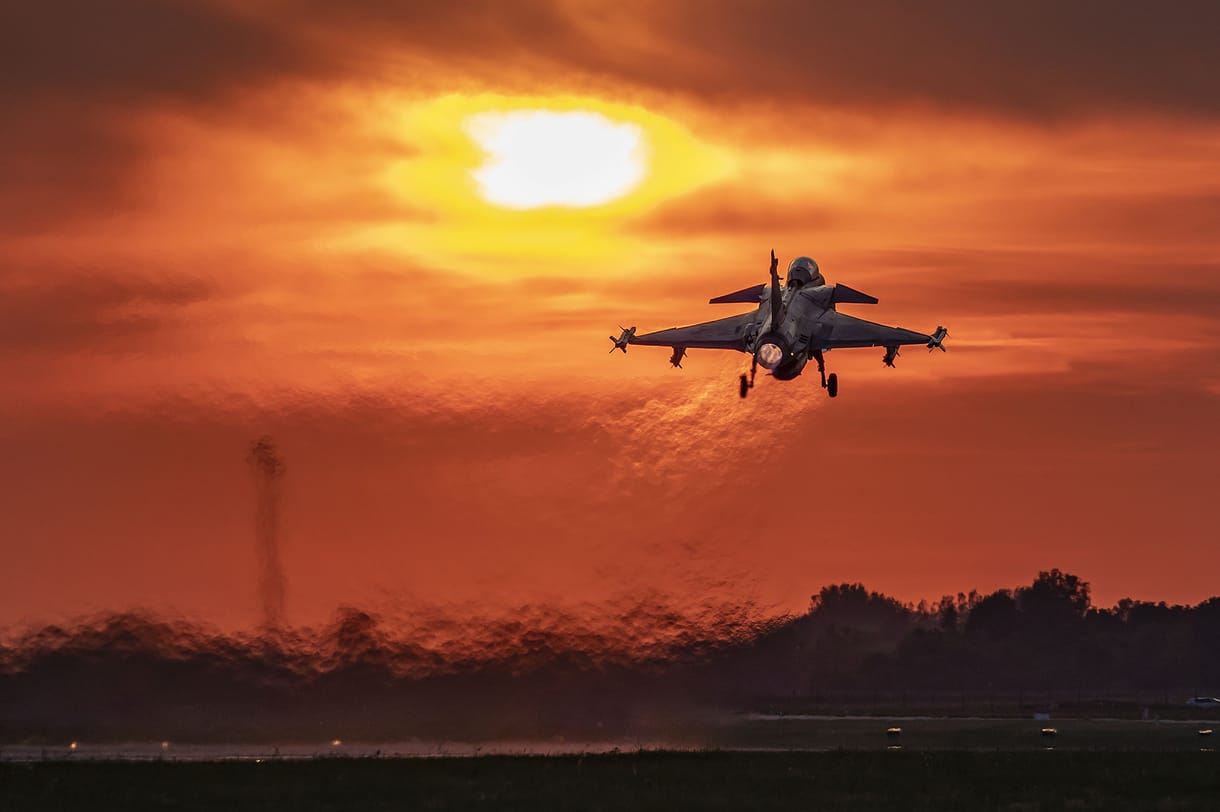 Így gyakorlatoztak a Gripenek Kecskeméten – fotók