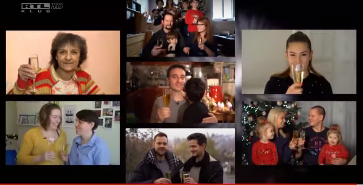Az RTL megmutatta, hogy lehet megható szeretettel boldog újévet kívánni