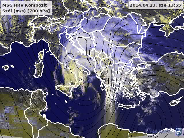 Afrikai por szállt Európába, az űrből is látszott - műholdképek