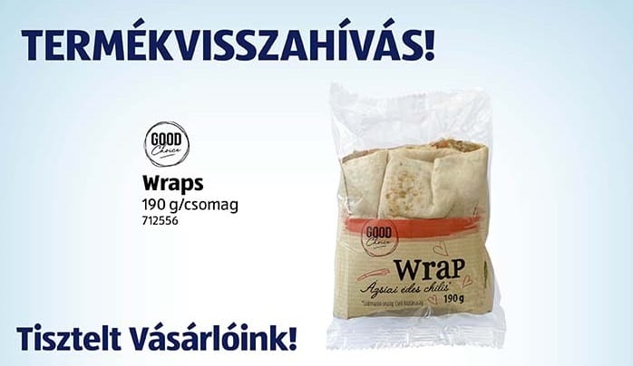 Listeriával fertőzött wrapet hív vissza az Aldi