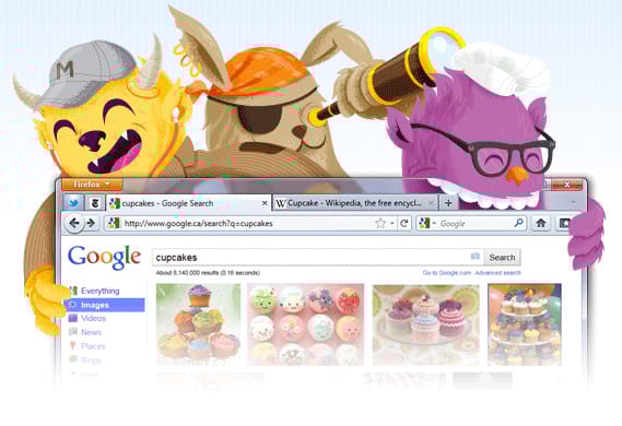 Rövidebb webcímek az új Firefoxszal