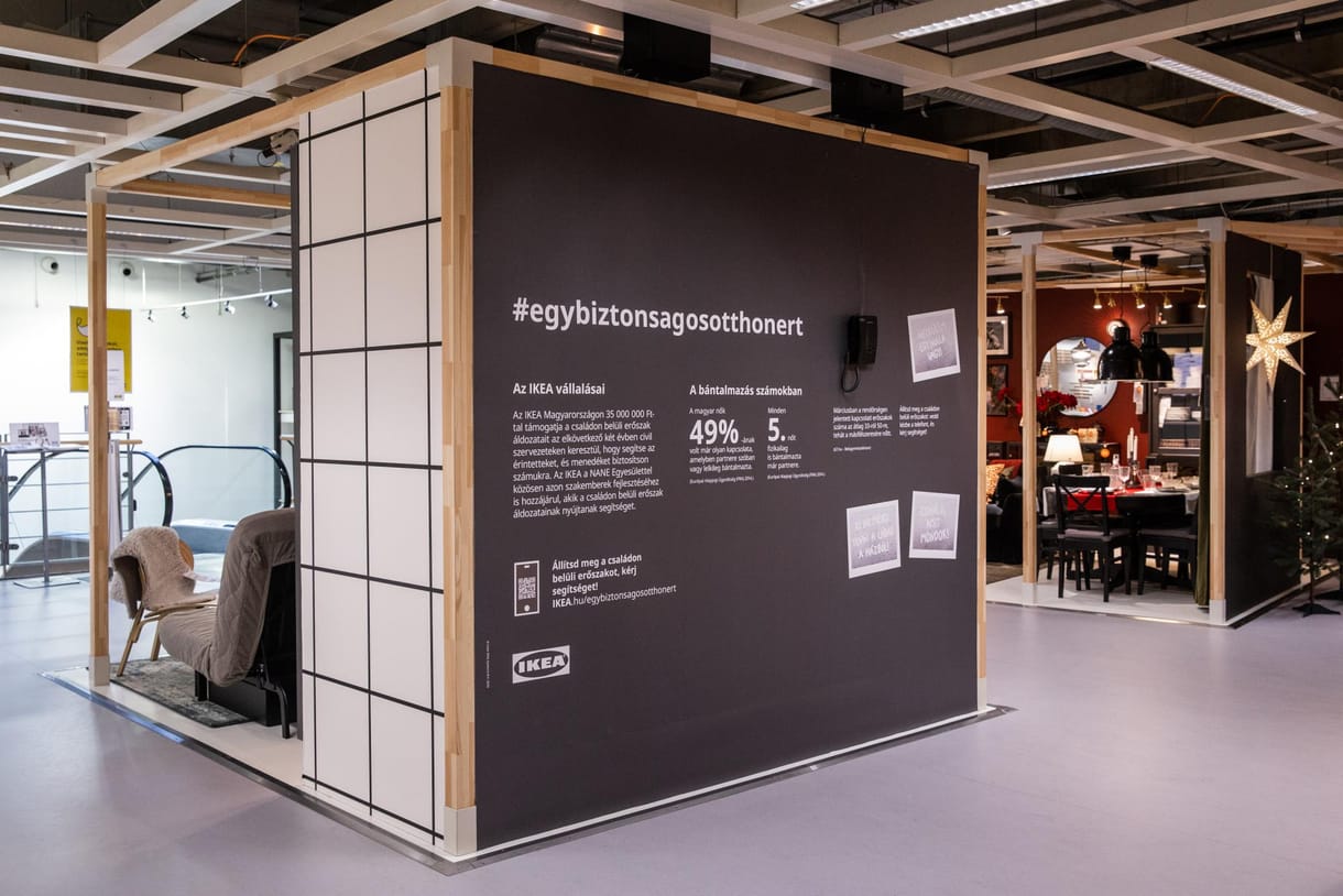 A családon belüli erőszak ellen indított kampányt az IKEA