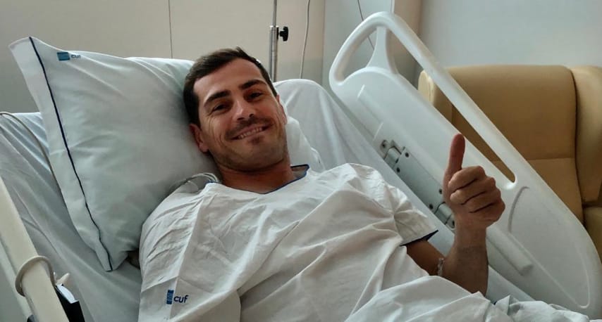 Látványos akcióval kívántak jobbulást Iker Casillasnak a Porto szurkolói