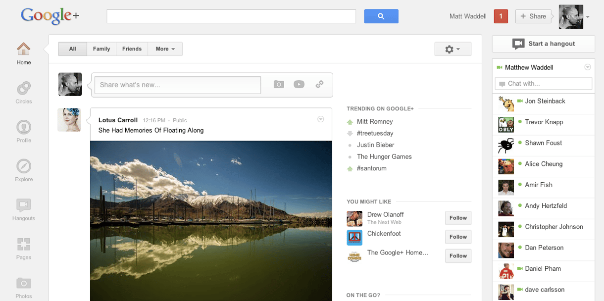 Belehúz a Google: teljesen átalakították a Google+ felületét! [videók]