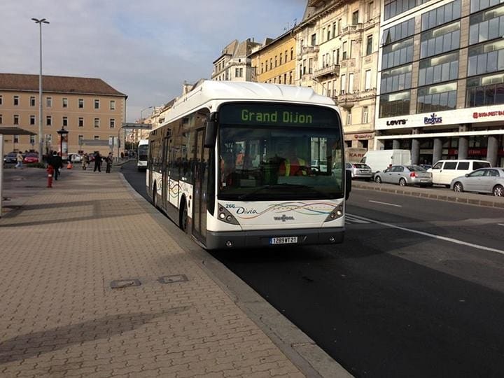Fotó: Megérkezett az első dijoni gázbusz Budapestre