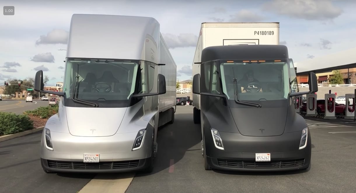 Három új videó készült a Tesla elektromos kamionjáról
