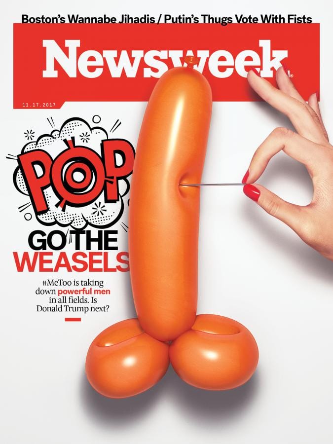 A Newsweek ütős címlappal akart megemlékezni a szexuális zaklatásokról, de nagyon félrement