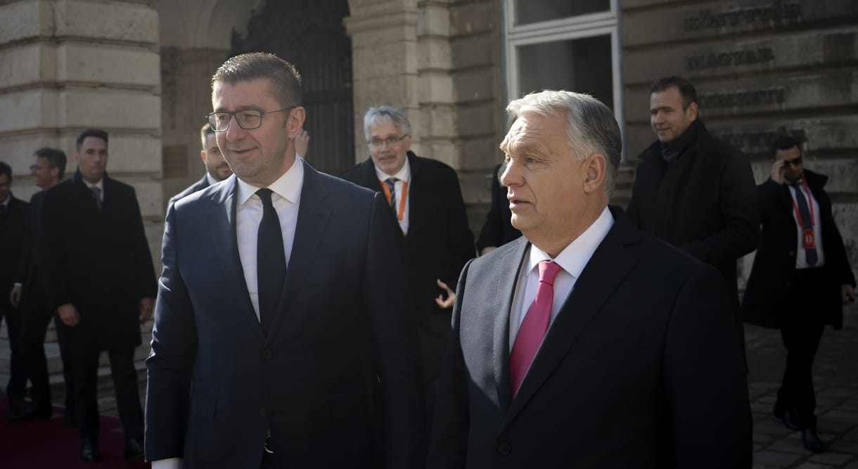 Orbán Viktor: Az északmacedónok és Magyarország egy álláspontot képvisel az orosz–ukrán háborúval kapcsolatban