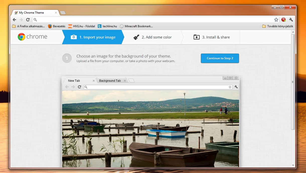 Így készíthetünk saját Google Chrome témákat, akár kedvenc fotóinkból is!