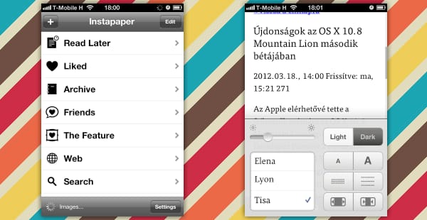 Megjelent az Instapaper 4.1 iOS-re! Csupa hasznos újdonsággal!