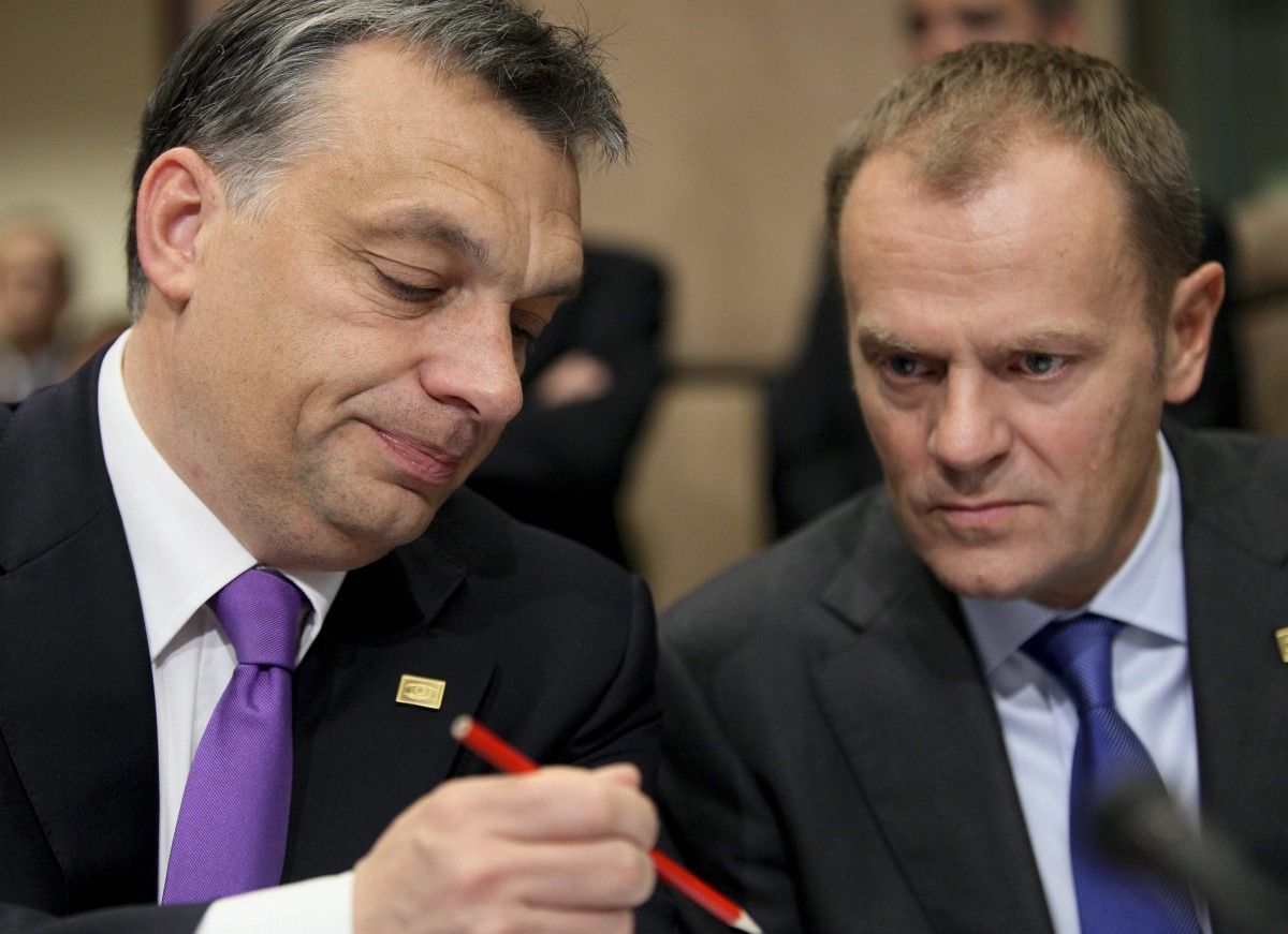 Orbán javított Tusknál