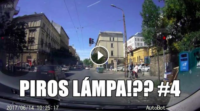 Piros lámpa? Az meg mi? – videó buktatta le a szabálytalan budapesti autósokat