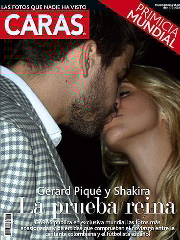 Shakira és Piqué első csókfotója