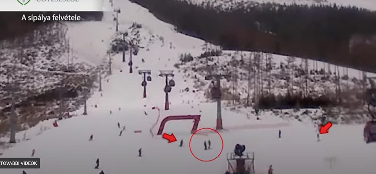 Elütött a pályán egy embert a magyar síelő, vádat emeltek ellene – videó