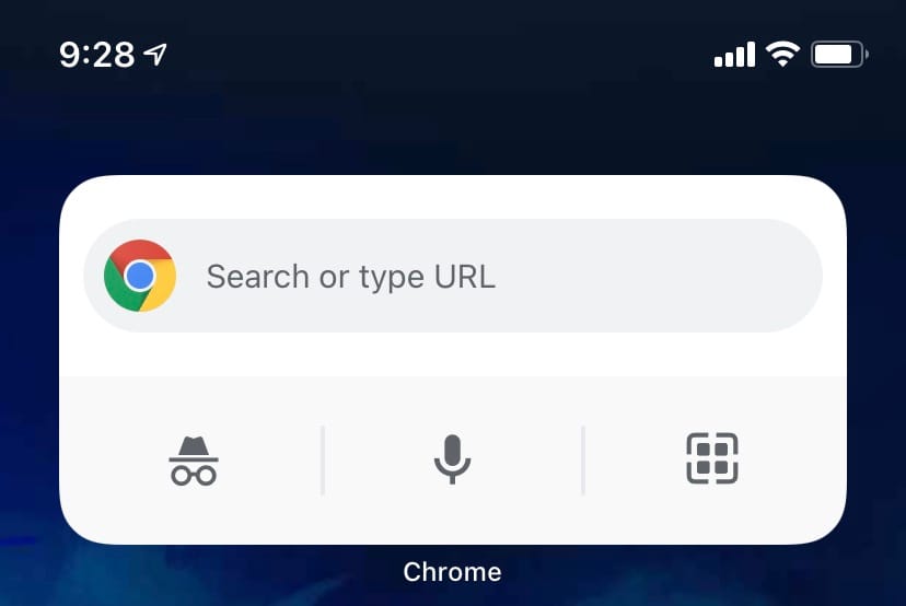 Érdemes frissíteni a Chrome-ot az iPhone-okon, három új widget is jön vele